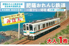 ＜肥薩おれんじ鉄道沿線自治体共通返礼品＞ 肥薩おれんじ鉄道 おれんじ一日フリー切符 （八代駅～川内駅間） 【大人1枚】 電車 きっぷ 乗車券