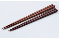 銀象嵌 「夫婦箸」