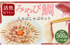 活魚ほうらい みやび鯛しゃぶ セット 250g×2パック 2~3名用