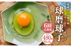【定期便6回】球磨球子 80個×6回 合計480個 鶏卵 卵 玉子 たまご くまたまご（破損保証有り）
