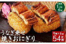 【1ヶ月毎6回定期便】うなぎ乗せ 焼きおにぎり 計54個（9個×6回）