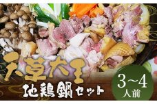 くまもと直送 天草大王 地鶏鍋セット（3～4人前） 天草 地鶏 鶏 トリ 鶏肉鍋 鍋 お鍋 セット 冷凍 熊本県 人吉市