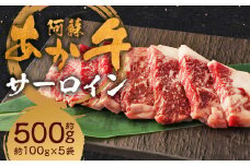 阿蘇あか牛 サーロイン 約500g（約100g×5袋） あか牛 お肉 肉 牛肉 小分け 冷凍