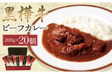 黒樺牛ビーフカレー200g×20パック