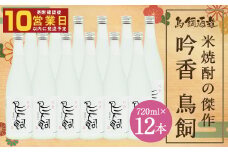 吟香 鳥飼720ml×12本 合計8.64L 25度 米焼酎