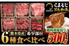 くまもと黒毛和牛 サーロイン リブロース 内モモ 希少部位 500g 牛肉 焼肉用 冷凍 《4月上旬-4月末頃出荷予定》 くまもと黒毛和牛 黒毛和牛 焼肉 肉 お肉 熊本県 荒尾市 st-p