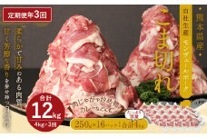 【 定期便 年3回 隔月】 モンヴェール ポーク こま切れ 4kg (250g×16)