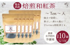 焙煎和紅茶～Ten～天 (2gx12個) 10袋セット お茶 ティーパック