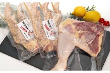 【山賊セット】 天草大王 幻の鶏 キャンプ BBQ 骨付きもも肉 800g 大手羽先 3本×2セット 計約 1.4kg