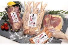 【アウトドアセット】 天草大王 幻の鶏 キャンプ BBQ 骨付きもも肉 (500g) 大手羽先 ソーセージ ブツ切りミックス 計約 1.1kg