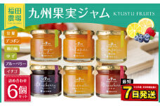 九州 果実 ジャム 詰め合わせ 120g×6個 セット いちご 甘夏