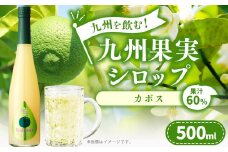 九州を飲む！九州果実 シロップ カボス 500ml 1本 約25杯分 フルーツ 果物 ジュース