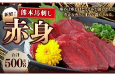 熊本 馬刺し 赤身 約500g （約50g×10） 馬刺 馬肉 馬 赤身刺し