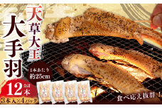 熊本 天草大王 大手羽 12本 （3本×4） 鶏肉 とり肉 鶏 お肉 肉 手羽 冷凍
