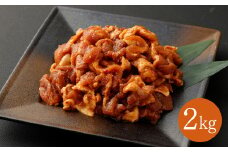 【辛口】九州産豚 タレ漬け 2kg 豚肉 肉 お肉 九州産 味付け 小分け 簡単調理