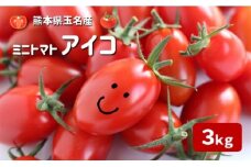 『かめまる農園』ミニトマト アイコ 3kg 熊本県玉名市産 | 野菜 やさい トマト とまと ミニとまと 熊本県 玉名市