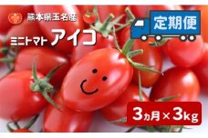 ミニトマト アイコ 【3ヶ月定期便】 | 野菜 やさい トマト とまと みにとまと 熊本県 玉名市 定期 定期便