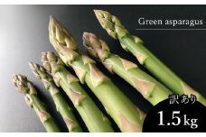 アスパラガス （ 訳あり ） 1.5kg　≪大草農園≫ ｜ 野菜 やさい アスパラガス アスパラ 家庭用 熊本県 玉名市