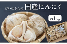 だいほさん の 「 国産ニンニク 」 約1kg | 野菜 やさい 薬味 ニンニク にんにく 国産 熊本県 玉名市