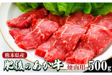 肥後の あか牛 焼肉用 500g | 肉 牛 あか牛 熊本 玉名