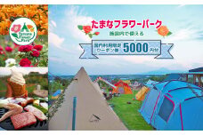 たまなフラワーパークで使える ＜ 園内利用限定 ＞ クーポン券 5000円分 | イベント チケット クーポン たまなフラワーパーク 園内 熊本県 玉名市