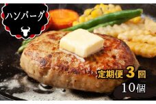 【定期便3回】 肥後の赤牛ハンバーグ 150g×10 | 肉 あか牛 ハンバーグ 熊本 玉名