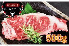 【定期便3回】 肥後の赤牛 ロースステーキ 500g | 肉 ステーキ あか牛 熊本 玉名