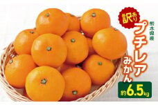 訳あり プチレア みかん 約 6.5kg （ 小玉サイズ ） | 果物 くだもの フルーツ 柑橘 柑橘類 みかん ミカン 大小混合 熊本県 玉名市