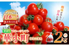 訳あり フルーツトマト 華小町 はなこまち 2kg | 野菜 やさい トマト ミニトマト プチトマト ミディトマト 中玉 小玉 中粒 小粒 大小混合 玉名 熊本 とまと