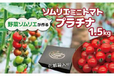 ソムリエミニトマト・プラチナ（ 1.5kg ） | 野菜 やさい トマト とまと 銀賞 熊本県 玉名市