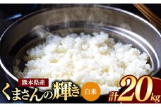 熊本県産 くまさんの輝き 白米 20kg | お米 米 こめ おこめ 精米 白米 20キロ フードロス 国産 国産米 くまもと 熊本 熊本県 玉名市 玉名