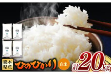 熊本県産 ひのひかり 白米 20kg | お米 米 こめ おこめ 精米 白米 ヒノヒカリ 20キロ フードロス 国産 国産米 くまもと 熊本 熊本県 玉名市 玉名