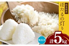 熊本県産 無洗米 ほたるの灯り 5kg | お米 米 こめ おこめ 精米 5キロ 国産 国産米 くまもと 熊本 熊本県 玉名市 玉名