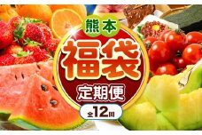 【 定期便 12回 】 熊本 福袋 |（ いちご みかん 不知火 デコポン スイカ メロン あか牛 牛肉 海苔 焼き海苔 馬肉 ユッケ ウインナー かんしょ さつまいも ） 肉 果物 フルーツ くだもの 定期 定期便 福袋定期便 熊本県 玉名市