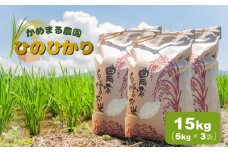 かめまる農園 「 ひのひかり 」 15kg | 米 こめ お米 おこめ 白米 精米 ヒノヒカリ 熊本県 玉名市