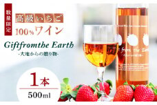 【数量限定】高級 いちご 100％ワイン Giftfromthe Earth -大地からの贈り物- オーガニック【伊藤農園】 有機 お酒 ワイン オーガニックワイン  [ZBB004]