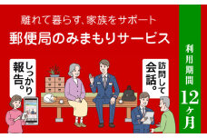 郵便局のみまもりサービス「みまもり訪問サービス」12カ月【日本郵便株式会社】 [ZBA002]