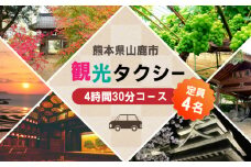 山鹿市 観光タクシー 4時間30分コース【肥後第一交通 株式会社 】 [ZBJ003] 貸切フリー利用券 チケット 旅行 熊本県