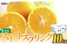 【先行予約】スイートスプリング 2～3L玉 約10kg化粧箱入り【かきやま果実】フルーツ 果物  みかん 希少  [ZCJ009]
