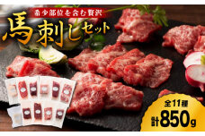 フジチク/熊本特産！希少部位を含む贅沢 馬刺し セット 3603 [ZDT028] 希少 馬刺し レア 馬肉 馬 特産品 熊本