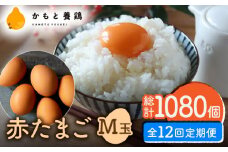 【全12回定期便】赤たまご M玉 90個（85個＋5個割れ保証）【農事組合法人 鹿本養鶏組合】 [ZCA016] 鶏卵 玉子 たまごかけご飯