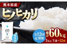 《 新米先行予約 》【全12回定期便】2025年10月より順次発送  ヒノヒカリ 無洗米 5kg【有限会社  農産ベストパートナー】5kg 無洗米 精米 特A ヒノヒカリ ひのひかり コメ 米 お米 熊本県 熊本県産 定期 [ZBP092]