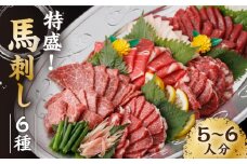 馬刺し 特盛！バラエティセット 6種類 ～5・6人前～ 計600g（各1pc）＋タレ大 馬刺し 特選霜降り馬刺し 霜降り馬刺し 馬肉 桜肉 特選 霜降り 中トロ 大トロ コーネ コウネ たてがみ ヤング 赤身 タレ付き 冷凍 九州 熊本県 特産品 山鹿 送料無料【馬刺しの郷 民守】[ZBL015]