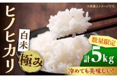 ヒノヒカリ 白米 極み 5kg【竹下農園】熊本 ひのひかり 5キロ 精米 コメ [ZEL002]