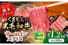 【3回定期便】黒毛和牛サーロイン スライス 約400g（約200g×2pc）【吉里精肉】 [ZEW072]