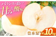 【先行予約】【数量限定】豊水梨　約10kg 【日本フルーツ株式会社】 [ZFJ014]