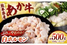 あか牛 白 ホルモン 500g (250g×2P) 【合同会社　長岡フーズ】 [ZFR049]