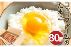 純国産鶏 コッコファーム の たまご 80個入 卵 玉子 鶏卵 《90日以内に出荷予定(土日祝除く)》
