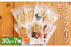 七種の ドライフルーツ セット 7種 30g×各1袋 合計210g 果物 フルーツ 果物 乾物 【メロンドーム】【90日以内に出荷予定（土日祝除く）】