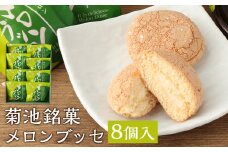 菊池銘菓 メロンブッセ 1箱（8個入り）《90日以内に出荷予定(土日祝除く)》